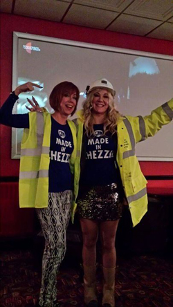 elaine james and denise james wearing hi vis jackets